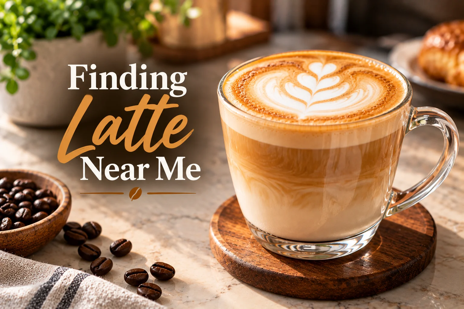 Latte near me served fresh at Sayfani Coffee House in Coppell TX
