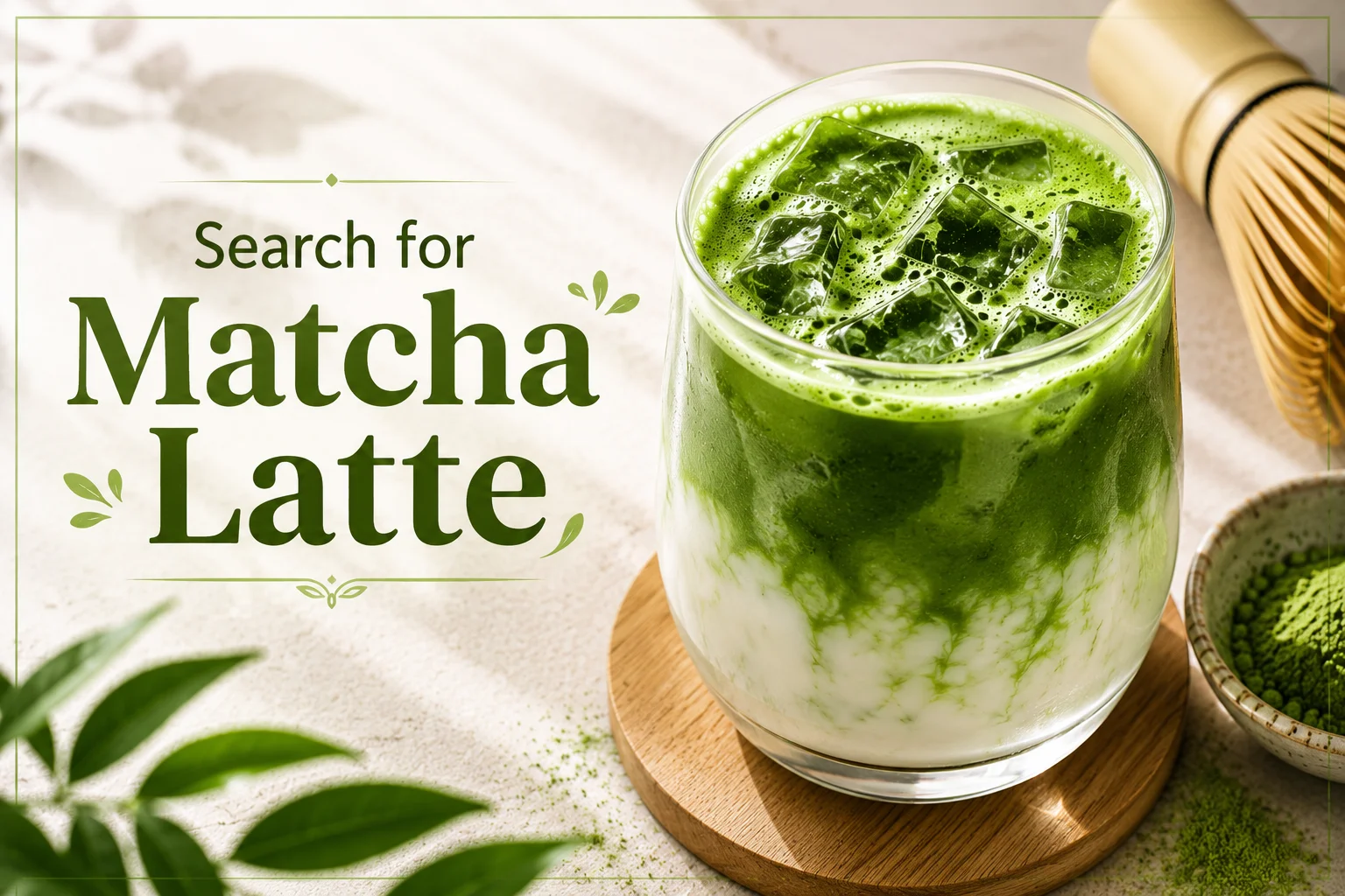 Matcha latte near me at Sayfani Coffee House in Coppell TX