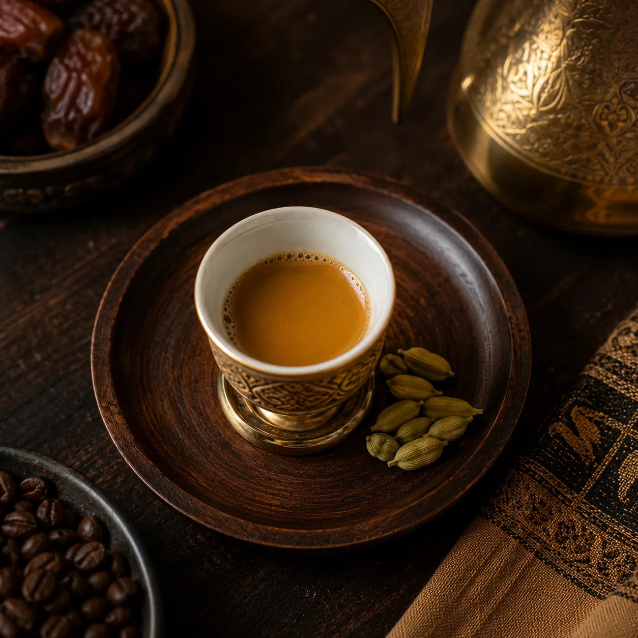 Royal Qahwa — traditional Yemeni cardamom coffee